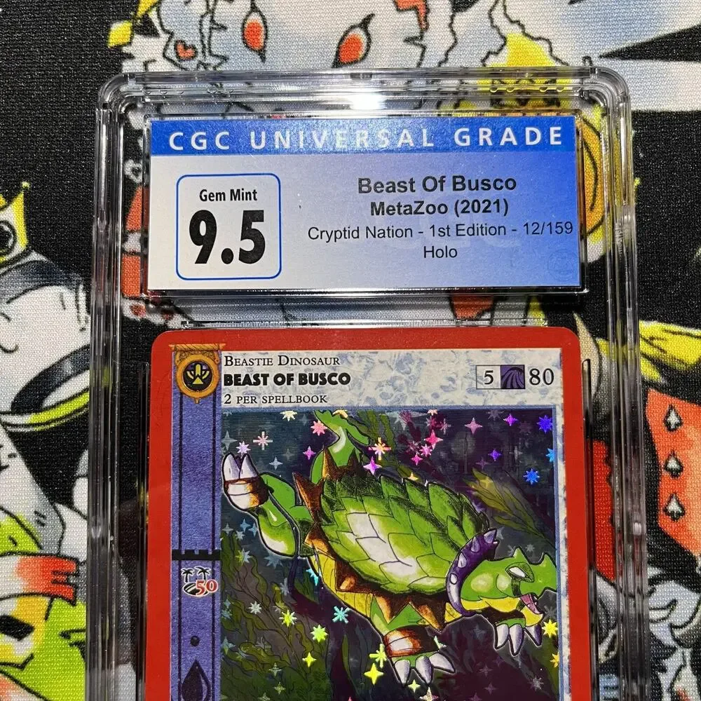 Metazoo Beast Of Busco Gem Mint 9.5 CGC Full Holo Cryptid Nation 1st Edition